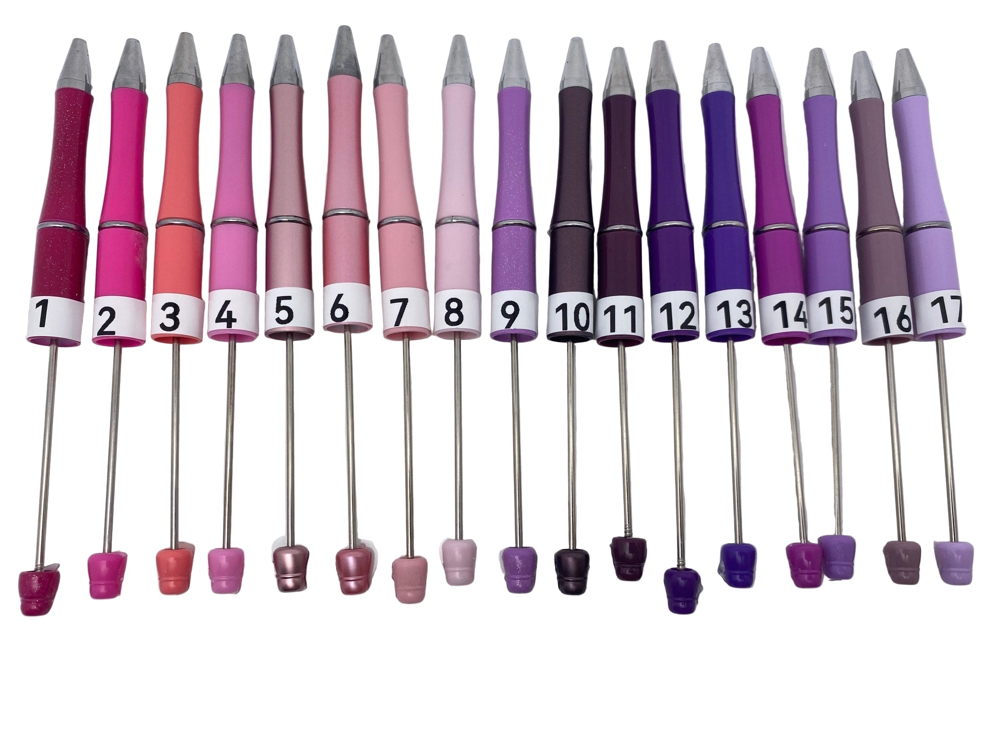 153F. Beadable DIY gliter pen - Romo bead